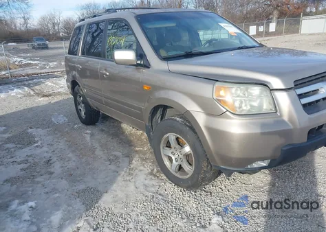 2006 Honda Pilot Ex from USA, damaged, VIN 2HKYF18426H512286
